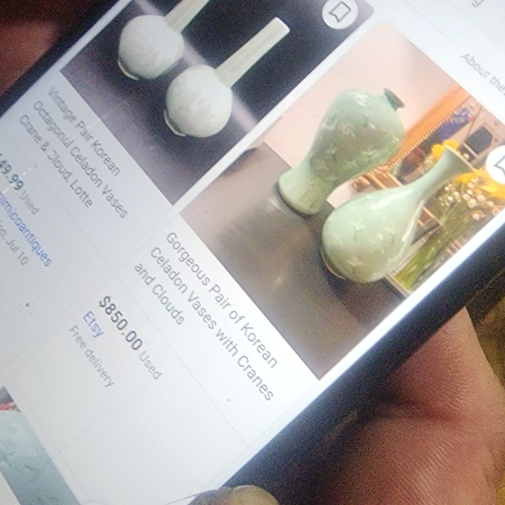 Vintage Korean vases